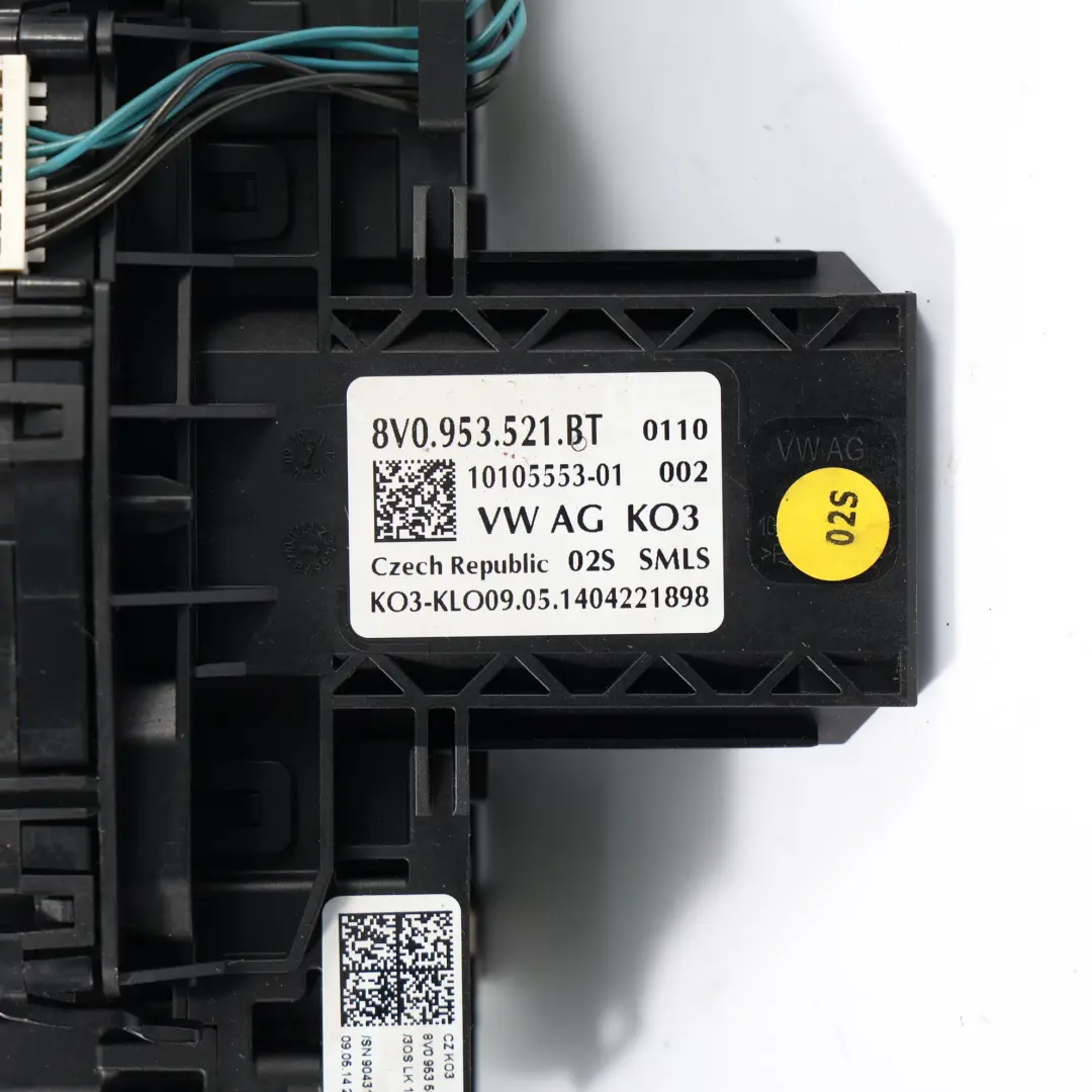 Steering Column Switch Wiper Indicator Stalk to Audi A3 S3 8V with Part number 8V0953521BT Audi A3 S3 8V Steering Column Switch Wiper Indicator Stalk - SKU 8V0953521BT - Part number 8V0953521BT