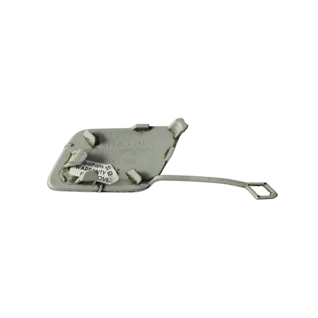 Cubierta Gancho Remolque Parachoques Delantero Plata Hielo-X7W para Audi A3 8V TT 8J con número de pieza 8V3807241 Audi A3 8V TT 8J Cubierta Gancho Remolque Parachoques Delantero Plata Hielo-X7W - SKU 8V3807241-ICS - Número de pieza 8V3807241