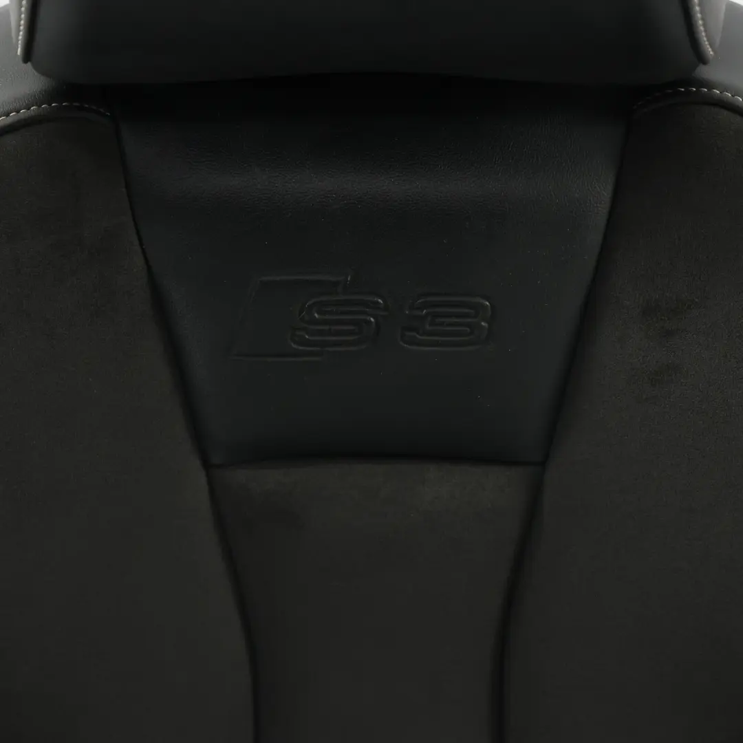 Audi S3 8V Przedni Fotel Sport Grzany Skóra Alcantara Soul Czarny Lewy - SKU 8V4881805Q-1 - Numer Części 8V4881805Q