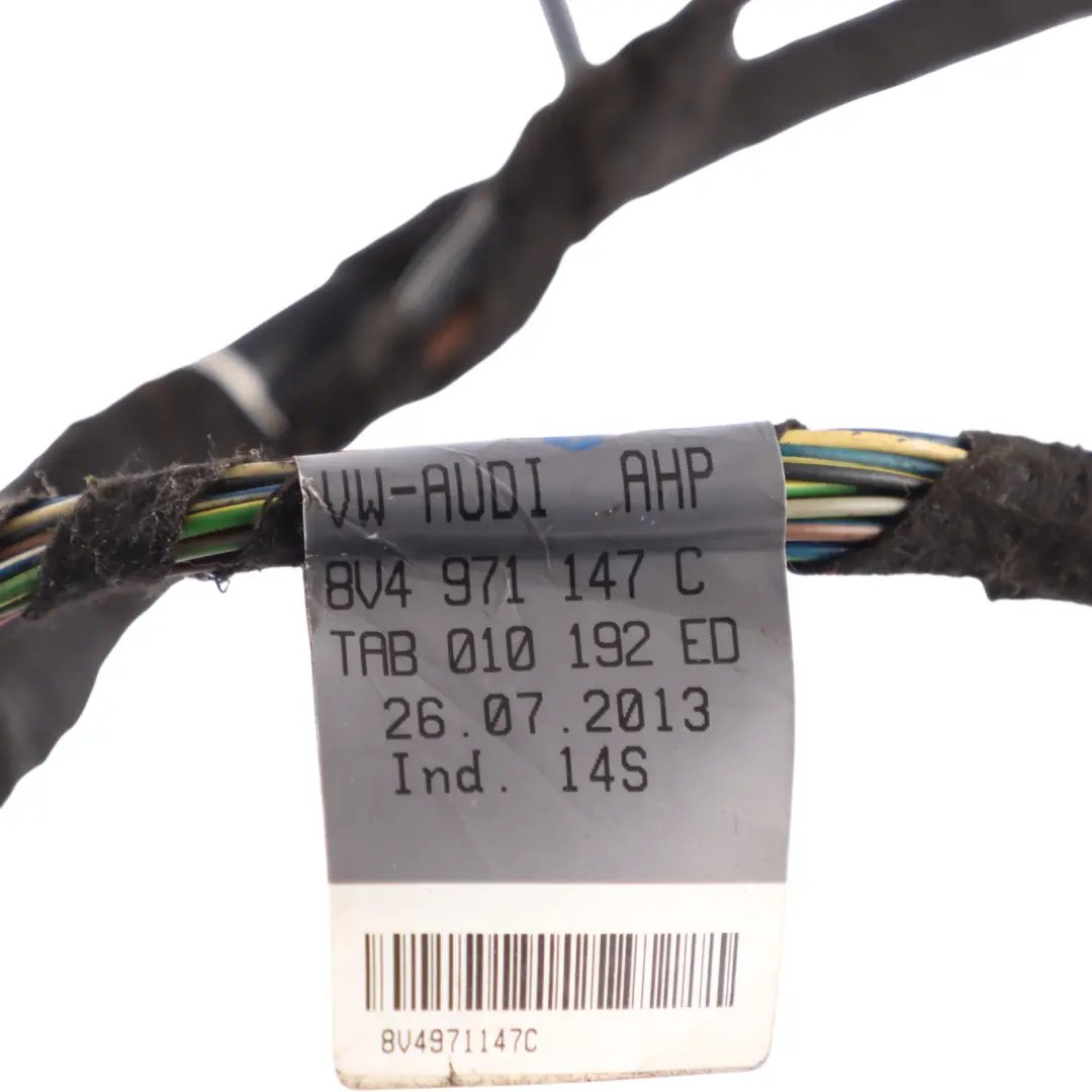 Audi A3 8V Sportback Boot Trunk Tailgate Wiring Loom Harness Cable - SKU 8V4971147C - Part number 8V4971147C