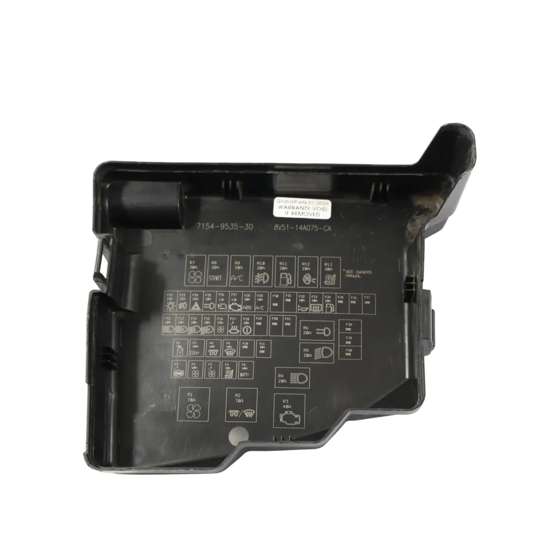 Ford Fiesta Mk7 Terminal Positivo Batería Tapa Caja Fusibles - SKU 8V51-14A075-CA - Número de pieza 8V51-14A075-CA