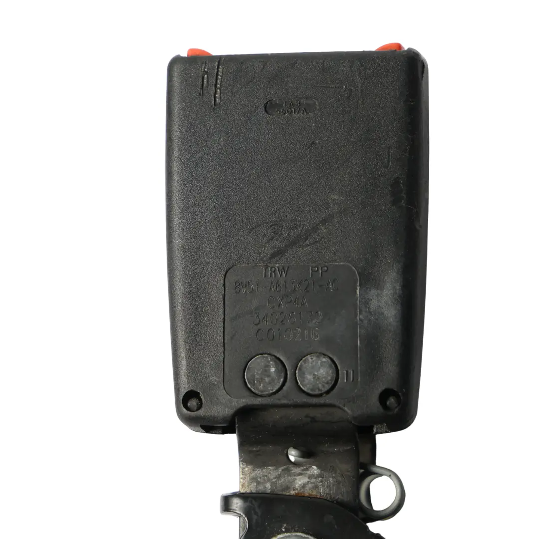 Ford Fiesta Mk7 Boucle Ceinture Sécurité Double Arrière - SKU 8V51-A613K21-AC - Numéro de pièce 8V51-A613K21-AC