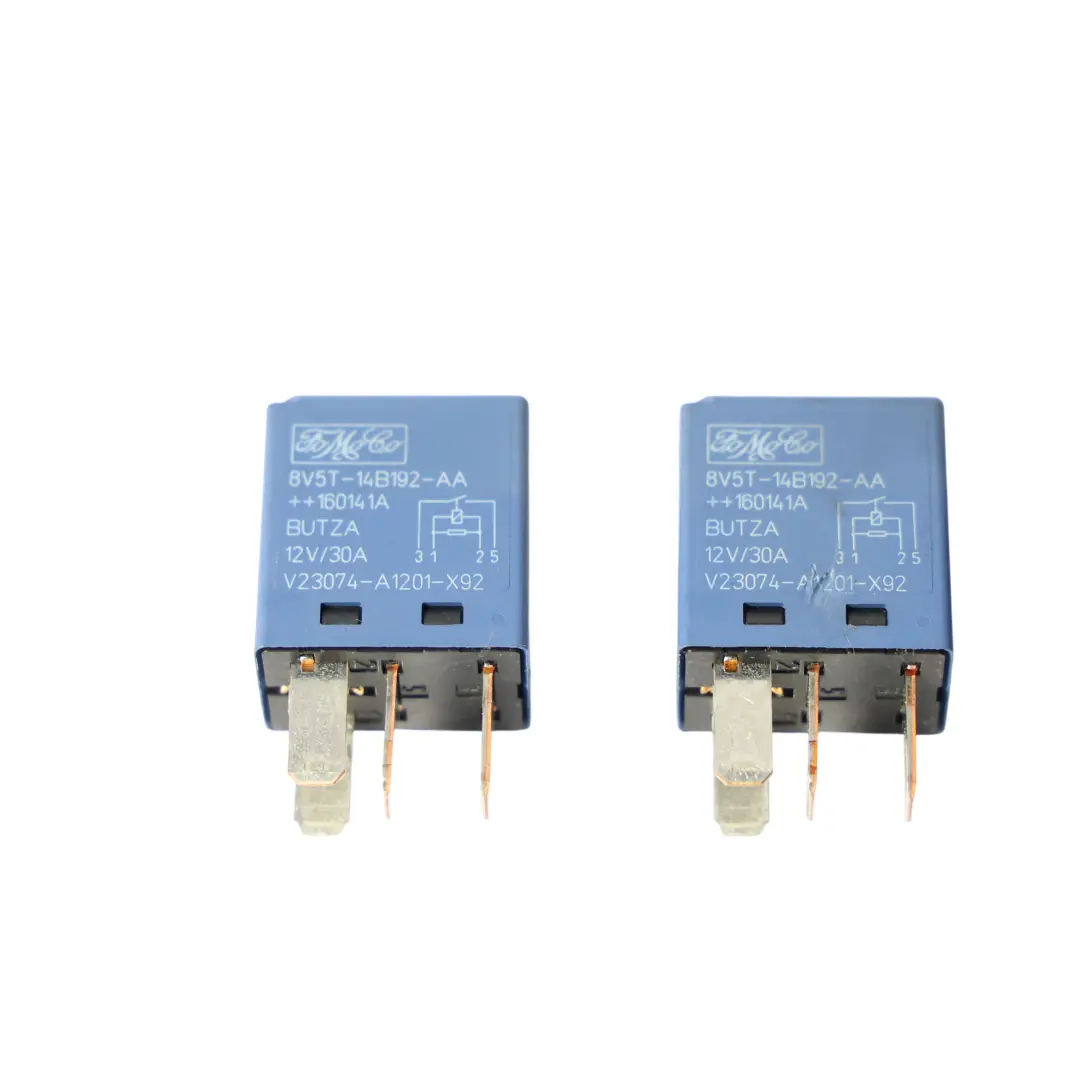 Relais 4-Pin Fomoco Einheit SET X3 für Ford Fiesta Mk7 Transit mit Teilenummer 8V5T-14B192-AA Ford Fiesta Mk7 Transit Relais 4-Pin Fomoco Einheit SET X3 - SKU 8V5T-14B192-AA - Teilenummer 8V5T-14B192-AA