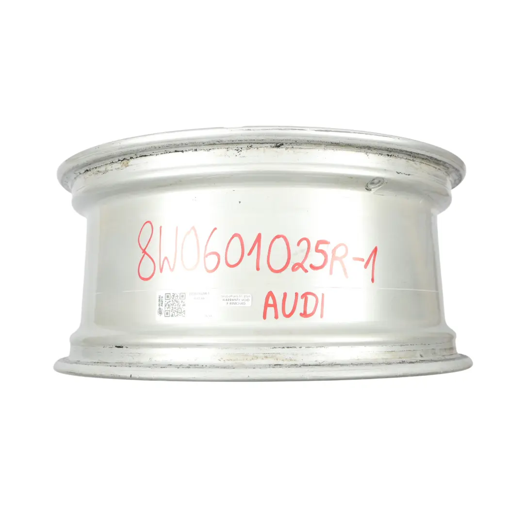 Audi A4 B9 Silver Wheel Alloy Rim 18" 8J ET:40 Double Star Spoke - SKU 8W0601025R-1 - Numéro de pièce 8W0601025R
