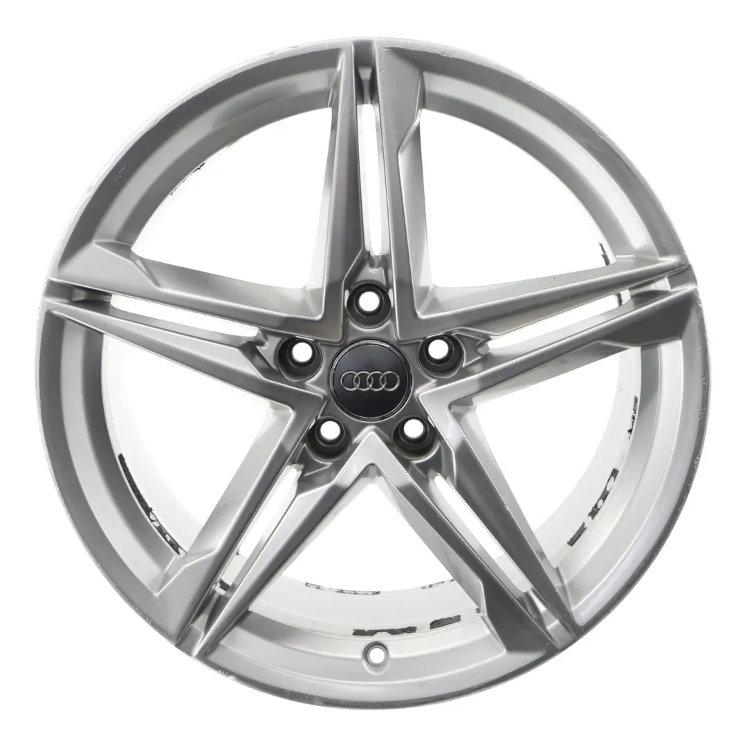  Llanta de aleación plateada Audi A4 B9 18" 8J ET:40 Double Star Spoke - SKU 8W0601025R-2 - Número de pieza 8W0601025R