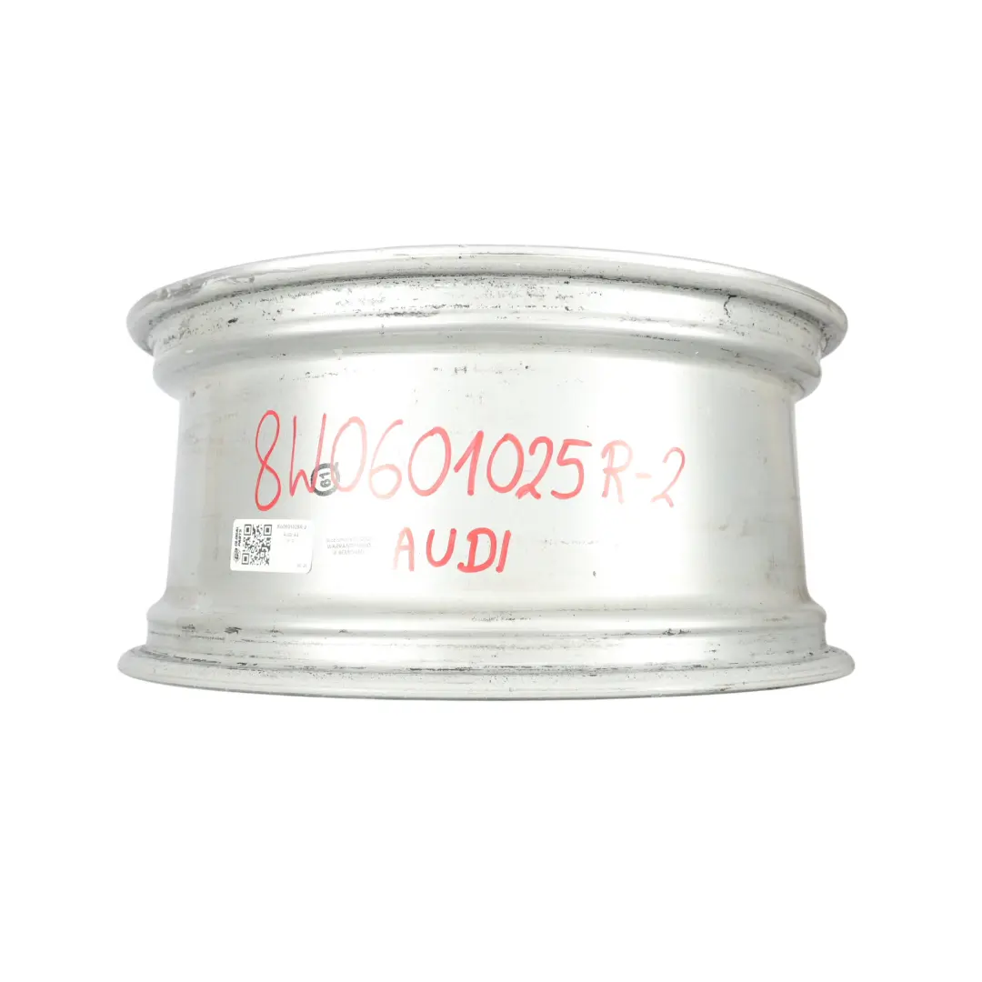 Llanta de aleación plateada Audi A4 B9 18" 8J ET:40 Double Star Spoke para con número de pieza 8W0601025R Llanta de aleación plateada Audi A4 B9 18" 8J ET:40 Double Star Spoke - SKU 8W0601025R-2 - Número de pieza 8W0601025R