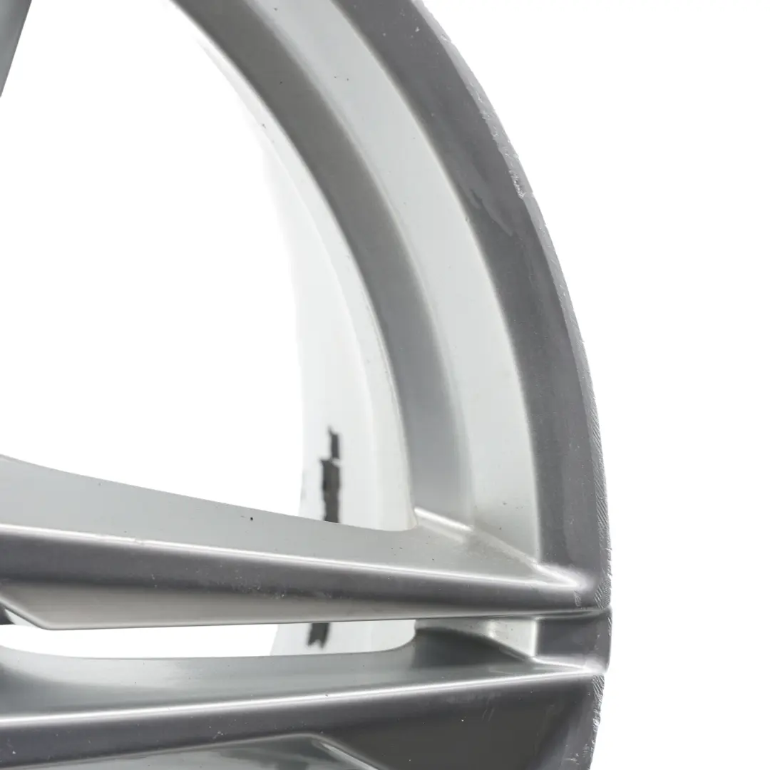 Alloy Rim 18" 8J ET:40 Star Double Spoke to Audi A4 B9 Silver Wheel with Part number 8W0601025R Audi A4 B9 Silver Wheel Alloy Rim 18" 8J ET:40 Star Double Spoke - SKU 8W0601025R-2 - Part number 8W0601025R