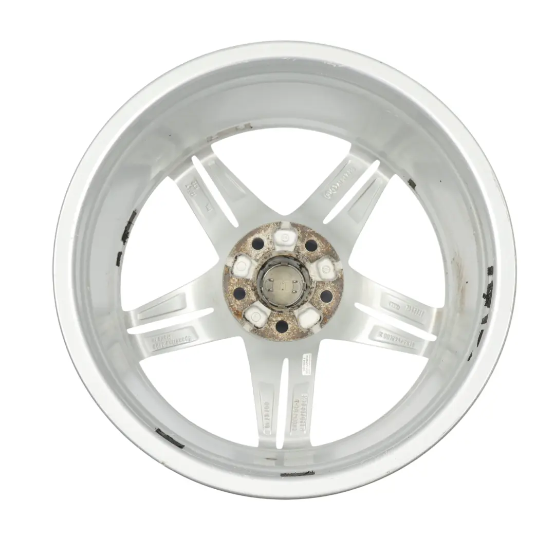 Alloy Rim 18" 8J ET:40 Star Double Spoke to Audi A4 B9 Silver Wheel with Part number 8W0601025R Audi A4 B9 Silver Wheel Alloy Rim 18" 8J ET:40 Star Double Spoke - SKU 8W0601025R-3 - Part number 8W0601025R