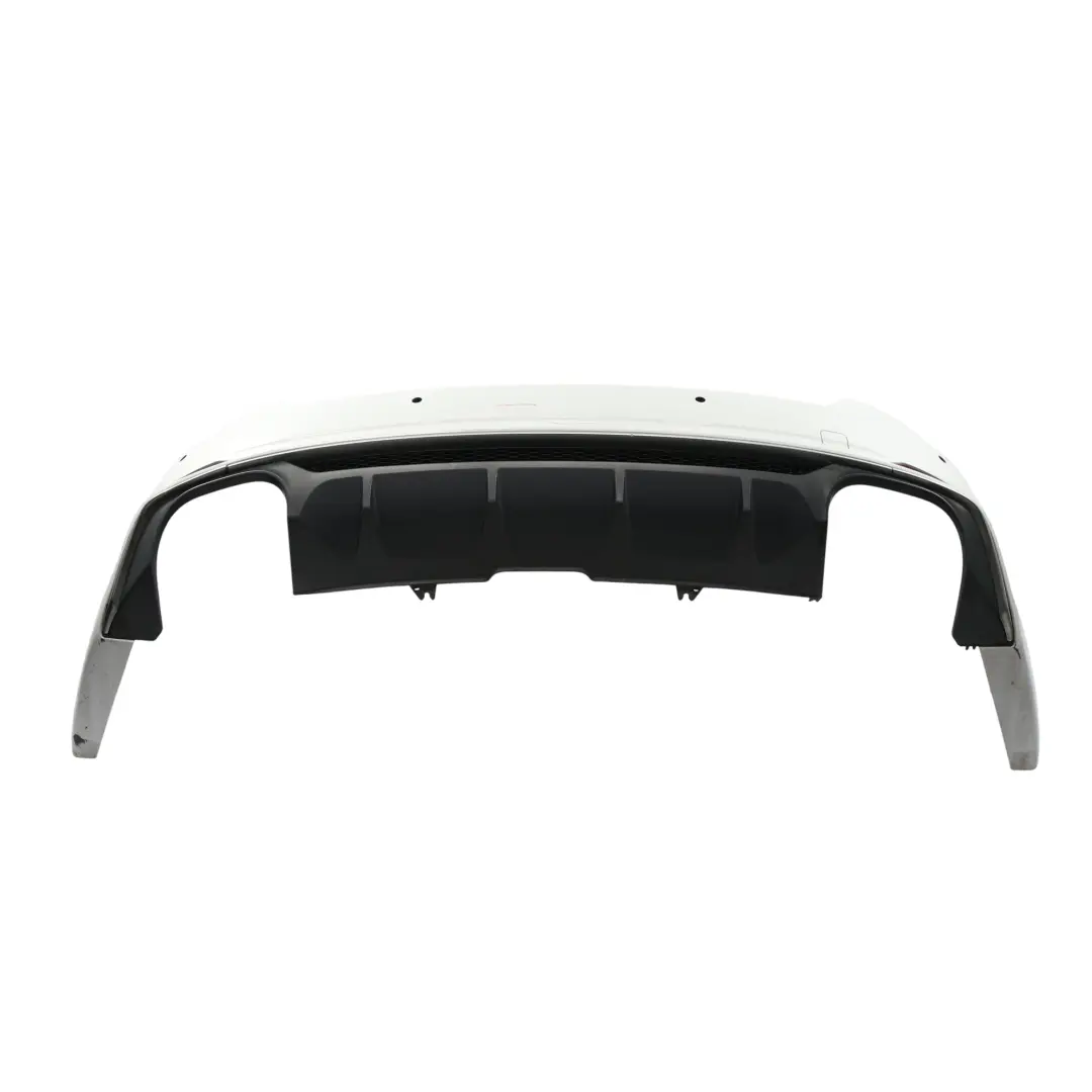 Audi A5 F5 Bumper Rear Trim Panel S Line Glacier White Pearl - S9R - SKU 8W6807067AA-MGW1 - Part number 8W6807067AA