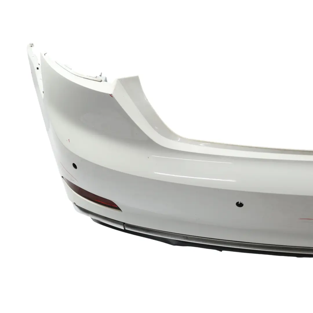 Bumper Rear Trim Panel S Line Glacier White Pearl - S9R to Audi A5 F5 with Part number 8W6807067AA Audi A5 F5 Bumper Rear Trim Panel S Line Glacier White Pearl - S9R - SKU 8W6807067AA-MGW1 - Part number 8W6807067AA