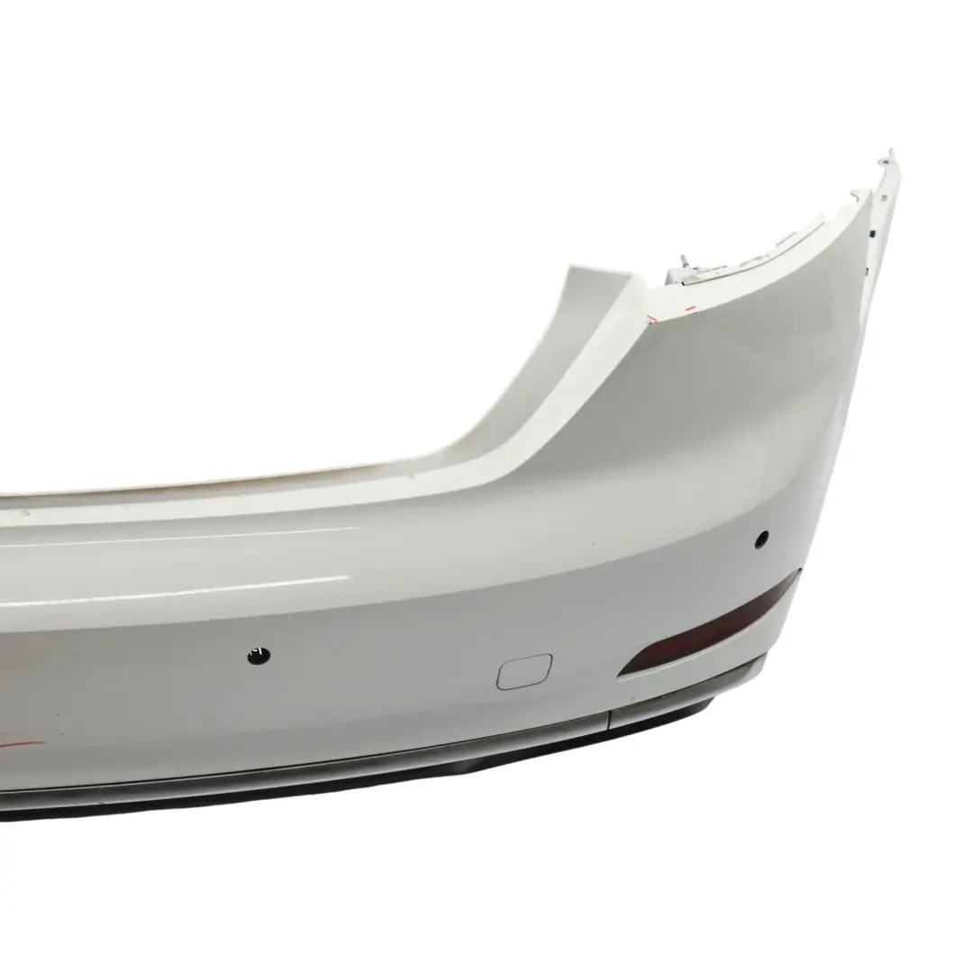 Audi A5 F5 Bumper Rear Trim Panel S Line Glacier White Pearl - S9R - SKU 8W6807067AA-MGW1 - Part number 8W6807067AA