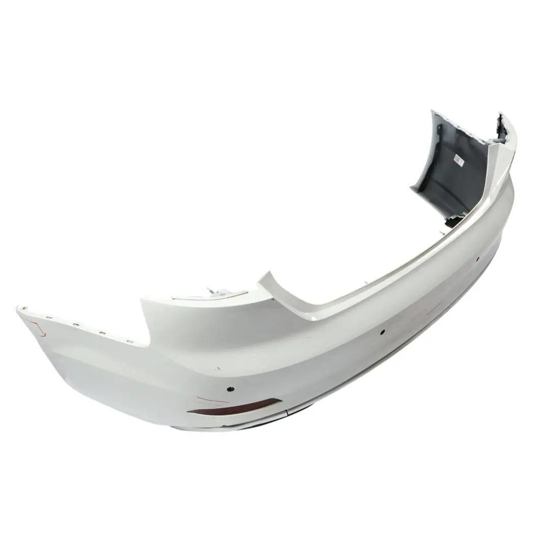 Audi A5 F5 Bumper Rear Trim Panel S Line Glacier White Pearl - S9R - SKU 8W6807067AA-MGW1 - Part number 8W6807067AA