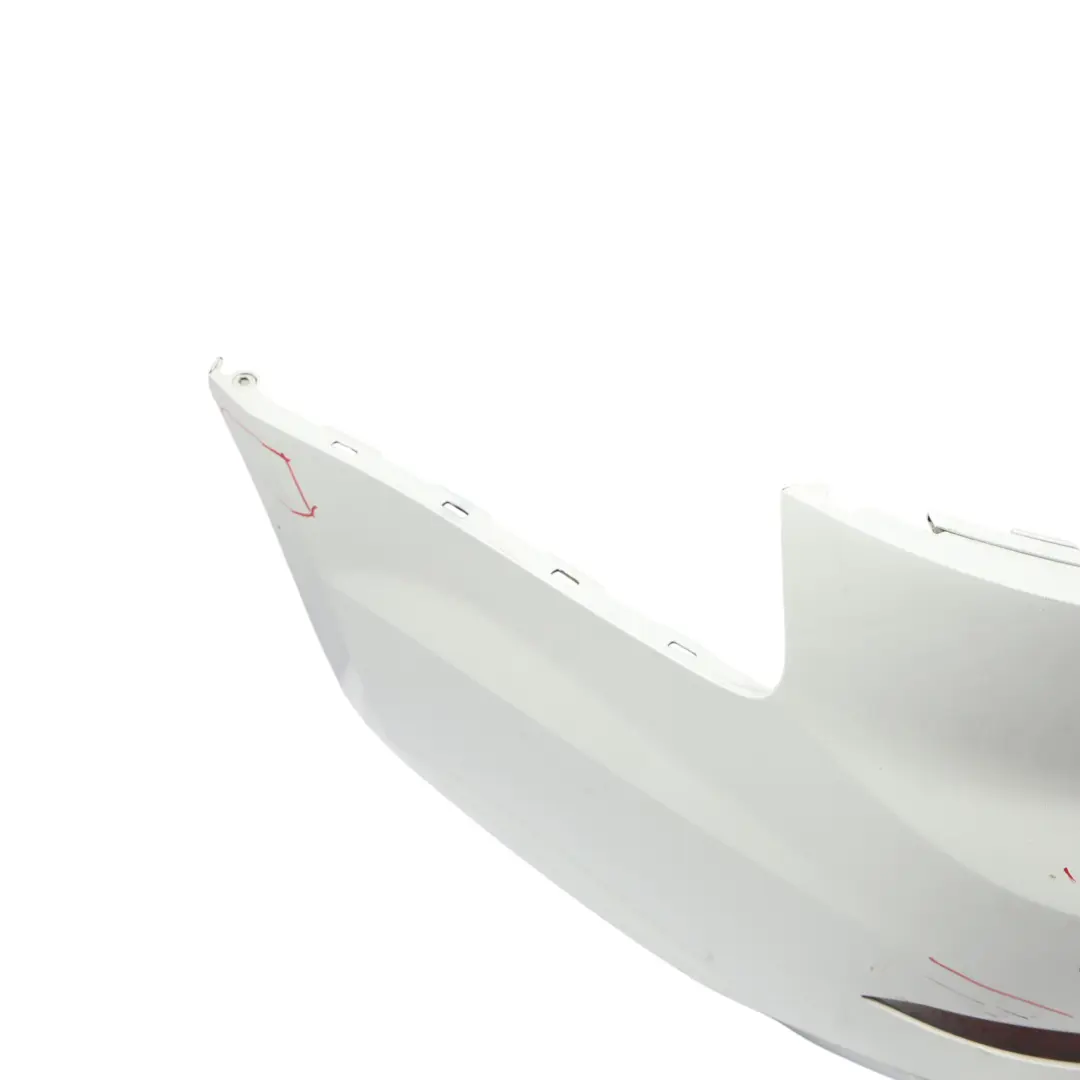 Audi A5 F5 Bumper Rear Trim Panel S Line Glacier White Pearl - S9R - SKU 8W6807067AA-MGW1 - Part number 8W6807067AA