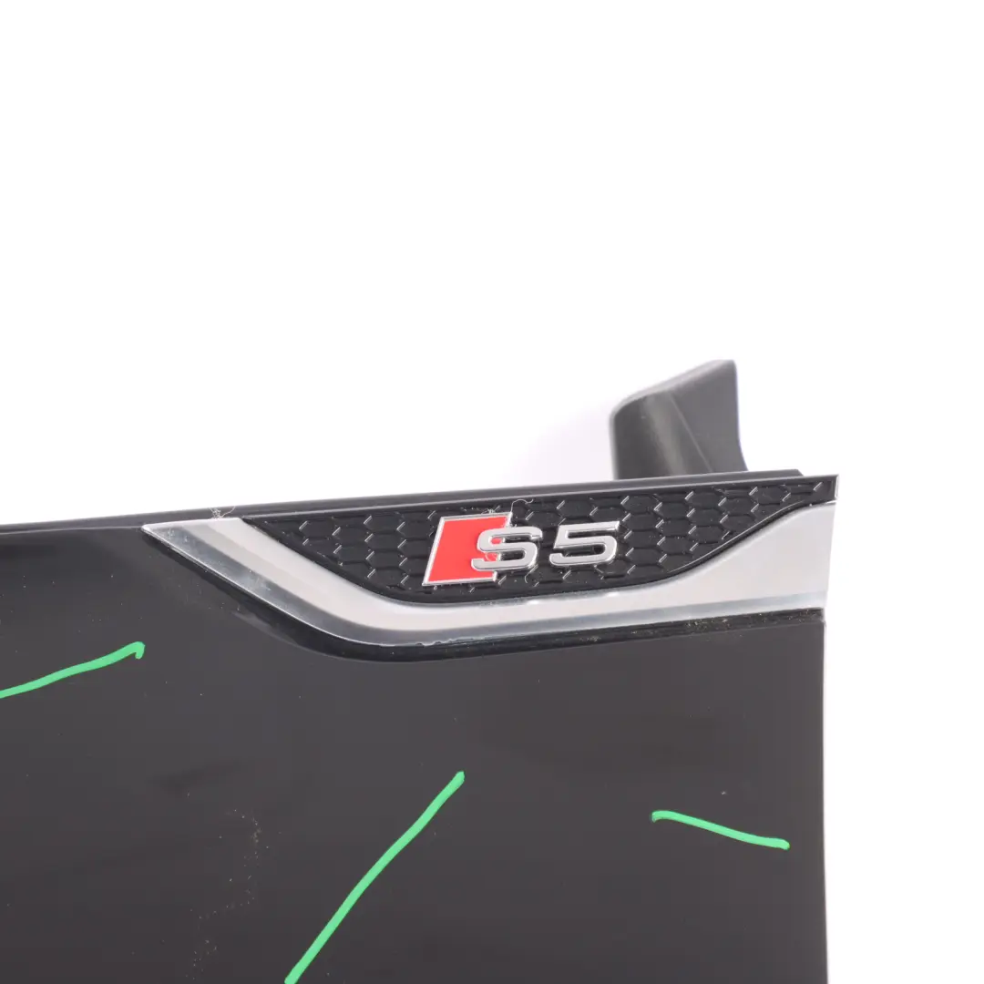 Audi A5 S5 F5 Side Panel Front Left N/S Wing Fender Mythical Black Metallic Y9T - SKU 8W6821105B-MYB - Part number 8W6821105B