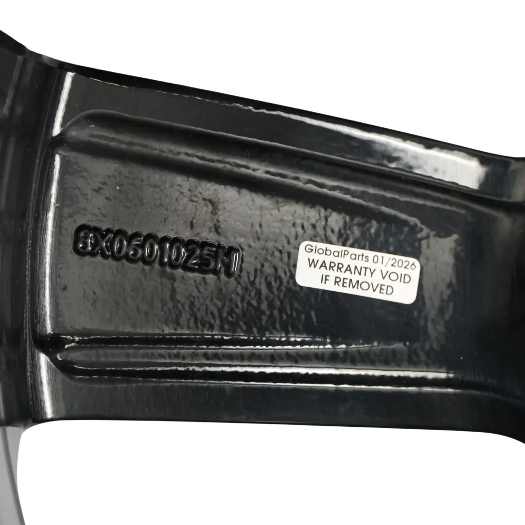 Llanta De Aleación Negro Rotor 18" 7.5J ET:39,5 para Audi A1 S1 8X con número de pieza 8X0601025M Audi A1 S1 8X Llanta De Aleación Negro Rotor 18" 7.5J ET:39,5 - SKU 8X0601025M-1 - Número de pieza 8X0601025M