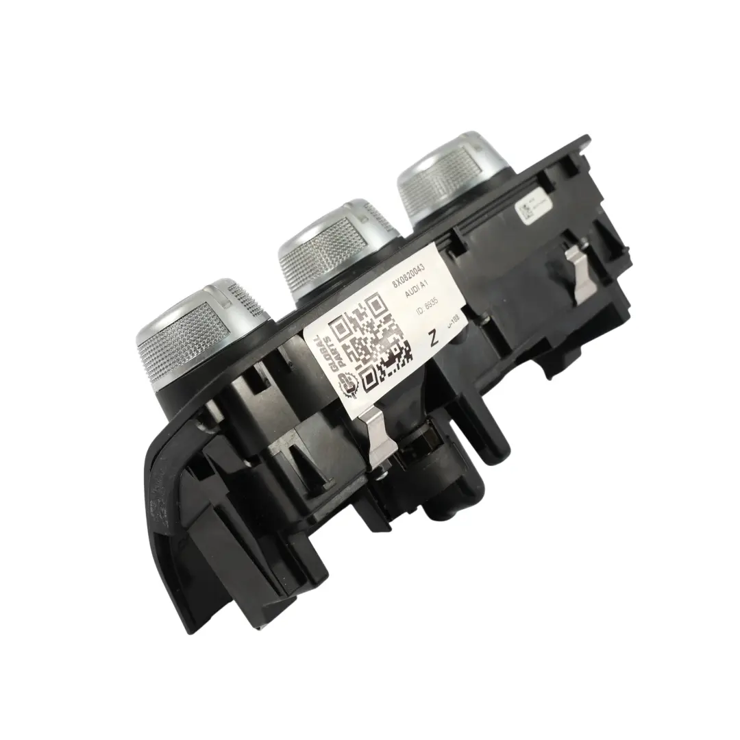 Audi A1 8X Panel Sterowania Klimatyzacją Przełącznik Przyciski - SKU 8X0820043 - Numer Części 8X0820043