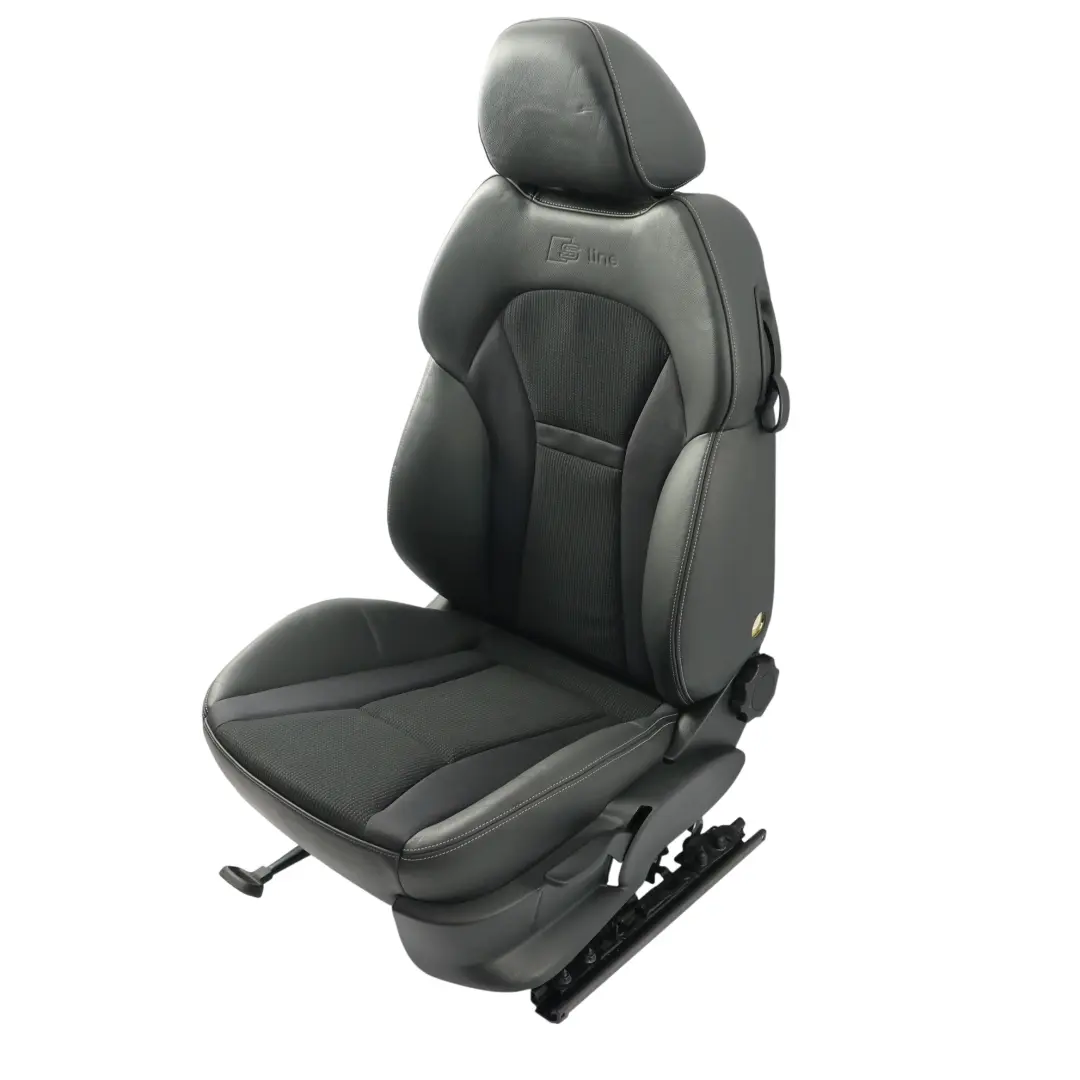 Door Sport Seat Front Left N/S Interior Half Leather Soul Silver to Audi A1 8X 3 with Part number 8X0881805AB Audi A1 8X 3 Door Sport Seat Front Left N/S Interior Half Leather Soul Silver - SKU 8X0881805AB-1 - Part number 8X0881805AB
