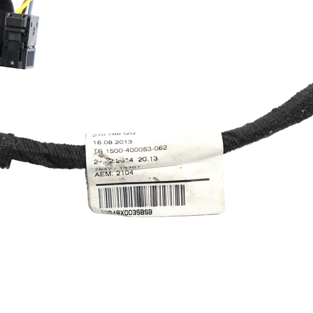 Cableado Arnés De La Puerta Lado Del Pasajero Delantero para Audi A1 8X con número de pieza 8X0971036BS Audi A1 8X Cableado Arnés De La Puerta Lado Del Pasajero Delantero - SKU 8X0971036BS - Número de pieza 8X0971036BS