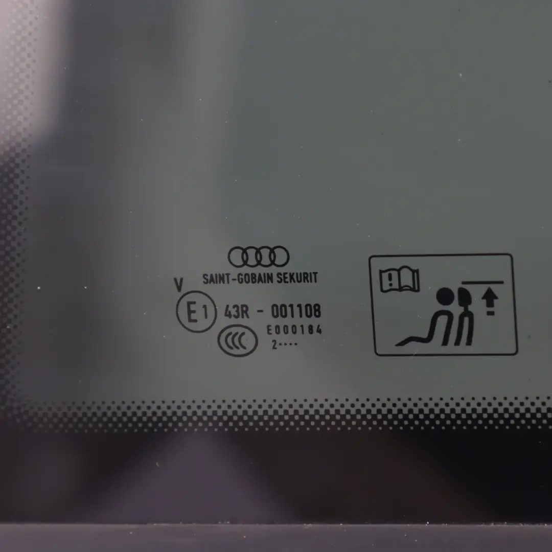 Audi A1 8X 3D Rear Quarter Side Window Glass Left N/S AS2 - SKU 8X3845299A - Part number 8X3845299A