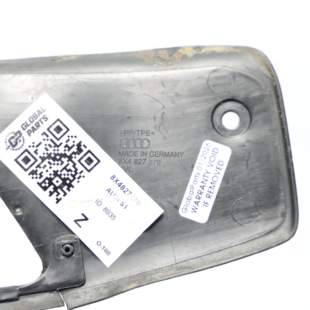 Cache Charnière De Hayon Noir Gauche Côté Conducteur pour Audi A1 8X à propos du numéro de pièce 8X4827279 Audi A1 8X Cache Charnière De Hayon Noir Gauche Côté Conducteur - SKU 8X4827279 - Numéro de pièce 8X4827279