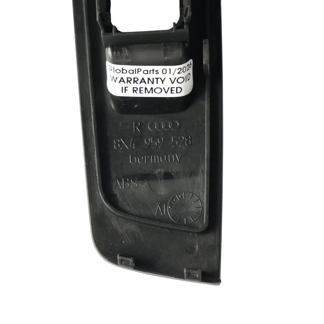 Audi A1 S1 8X Interruttore Alzacristalli Posteriore Destro - SKU 8X4959528 - Numero di parte 8X4959528