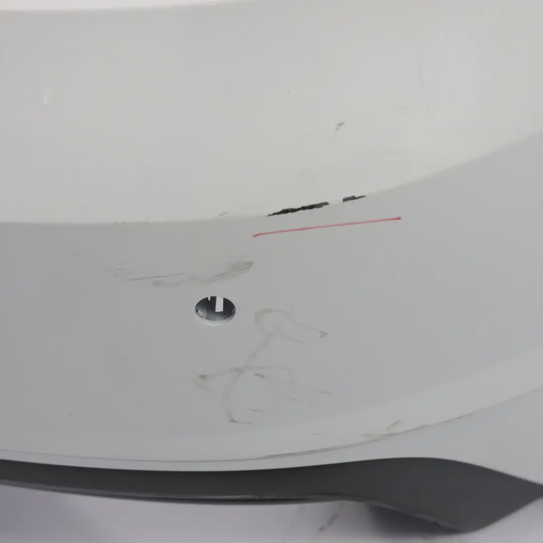 Audi A1 8X Rear Bumper Panel S Line Parktronic Glacier White Pearl - S9R - SKU 8XA807067C-MGW - Part number 8XA807067C