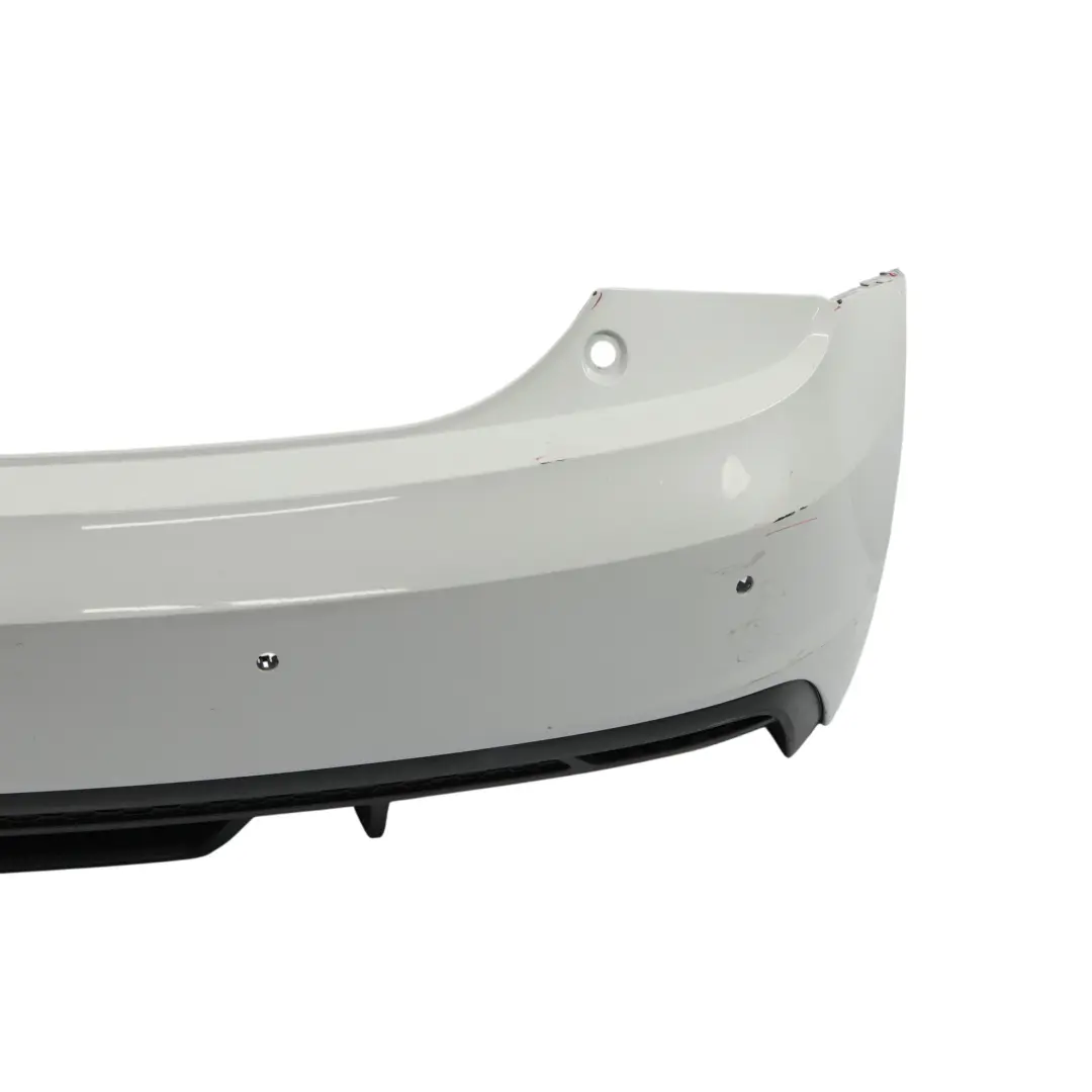 Audi A1 8X Rear Bumper Panel S Line Parktronic Glacier White Pearl - S9R - SKU 8XA807067C-MGW - Part number 8XA807067C