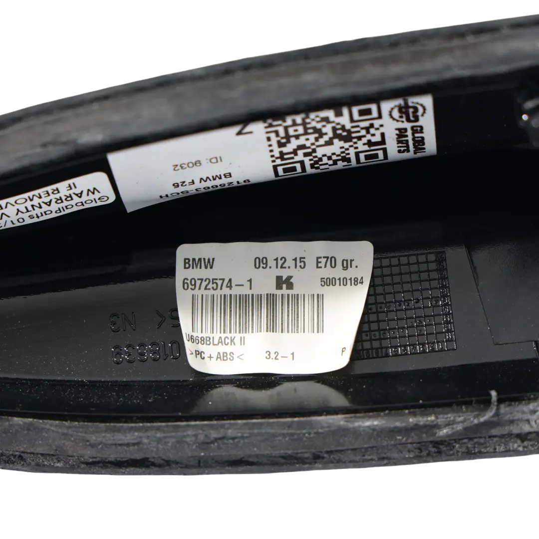 Techo Antena Tiburón Vacía Carcasa Schwarz 2 - 668 para BMW X3 F25 con número de pieza 9125663 BMW X3 F25 Techo Antena Tiburón Vacía Carcasa Schwarz 2 - 668 - SKU 9125663-SCH - Número de pieza 9125663