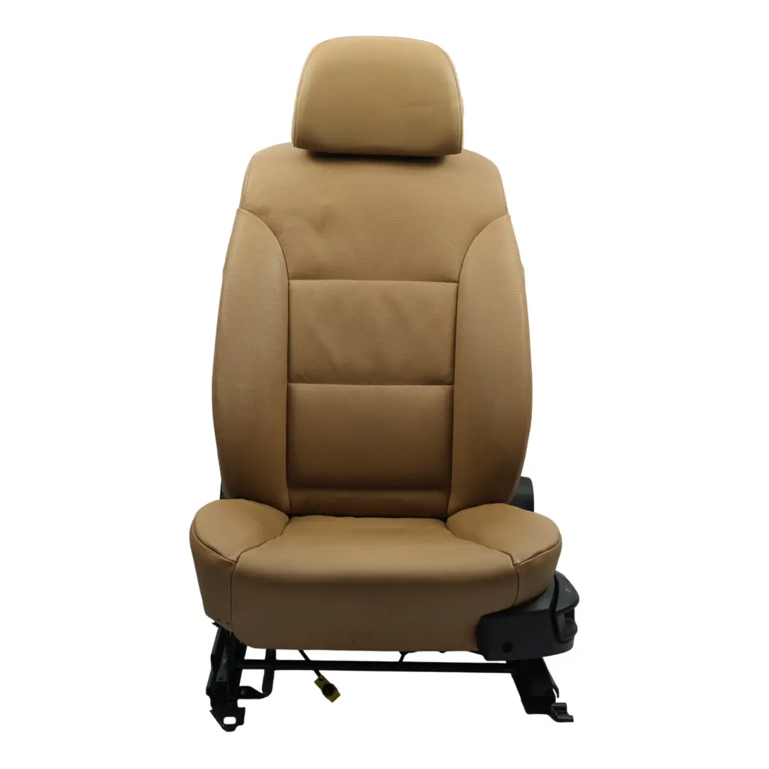 BMW E60 E61 LCI Siège Avant Gauche Chauffant Cuir Dakota Marron Naturel - SKU 9126275-3 - Numéro de pièce 9126275