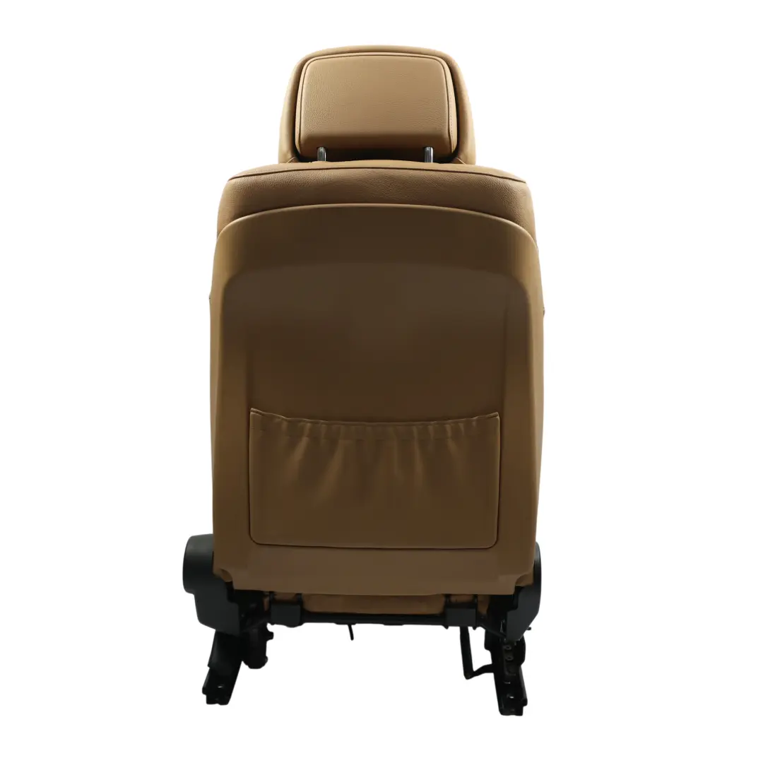 BMW E60 E61 LCI Front Seat Heated Interior Leather Dakota Natural Brown Left N/S - SKU 9126275-3 - Part number 9126275