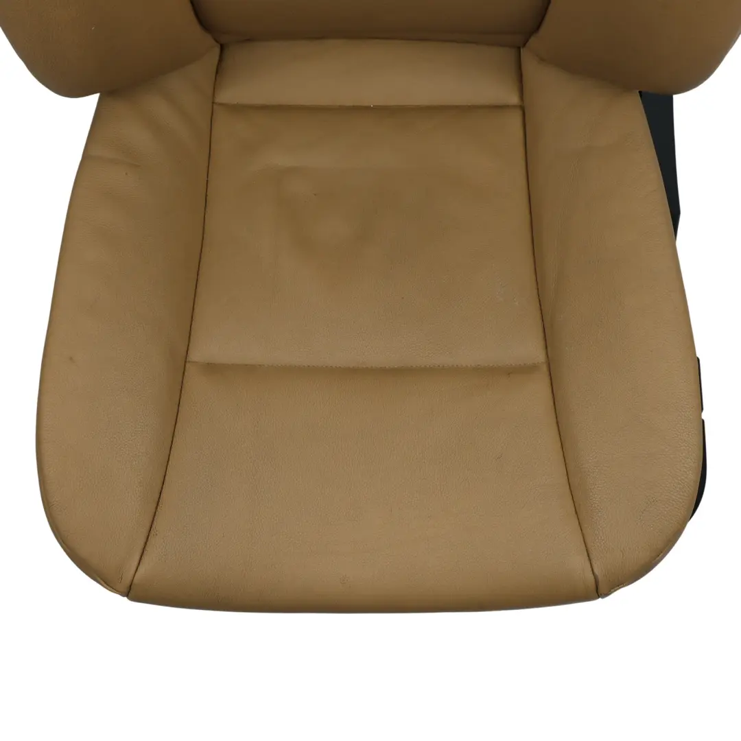BMW E60 E61 LCI Siège Avant Gauche Chauffant Cuir Dakota Marron Naturel - SKU 9126275-3 - Numéro de pièce 9126275