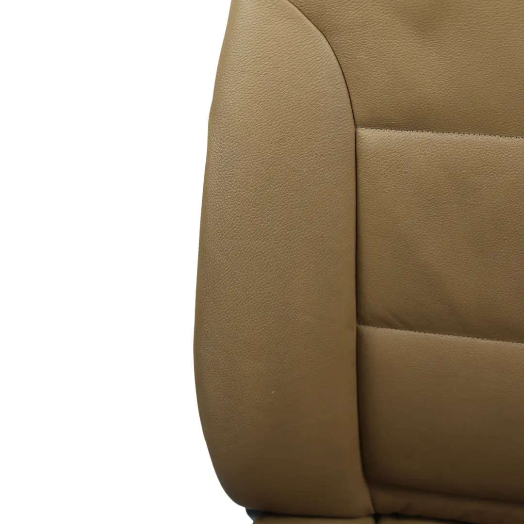 BMW E60 E61 LCI Przedni Fotel Grzany Skóra Dakota Naturalny Brąz Lewy - SKU 9126275-3 - Numer Części 9126275