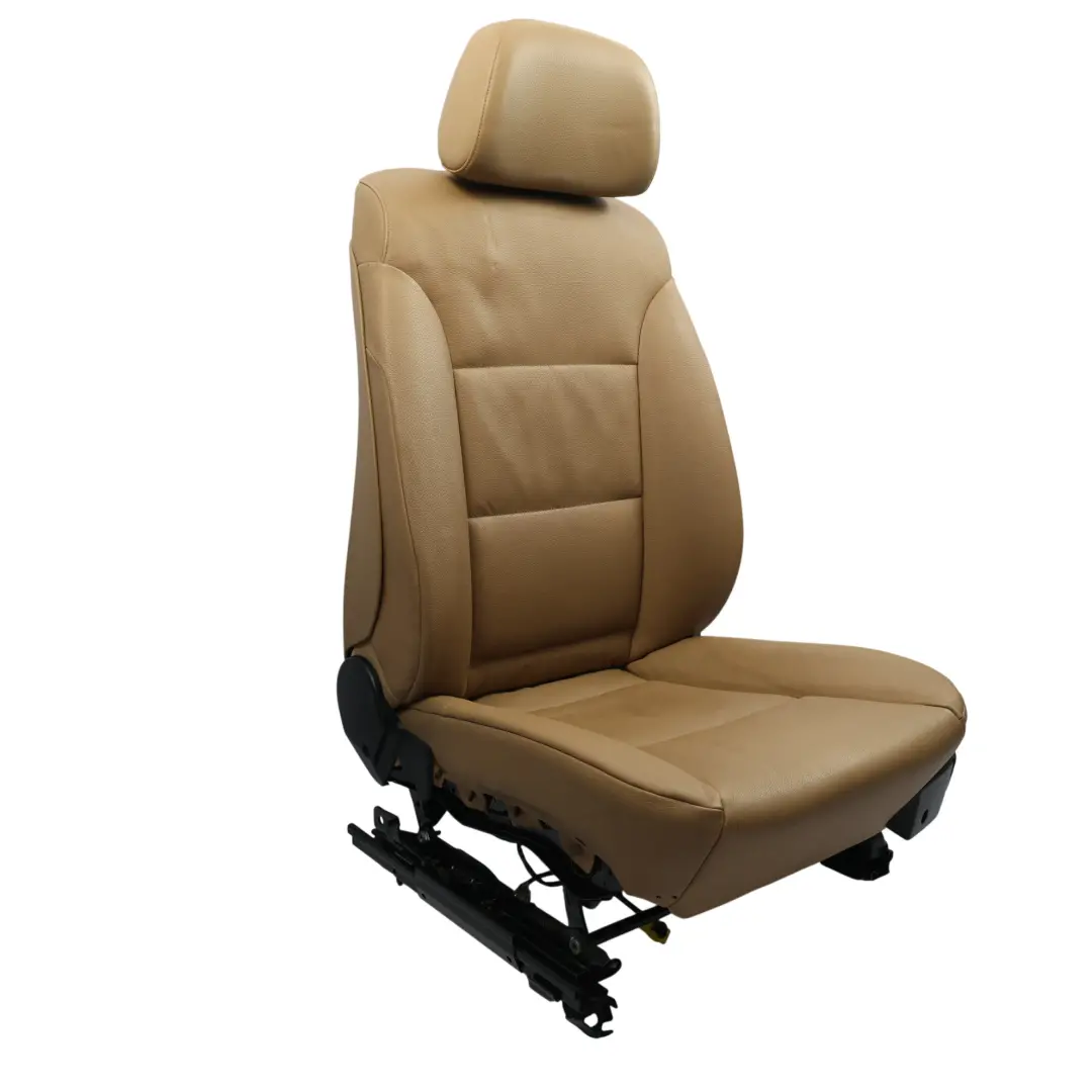 BMW E60 E61 LCI Vorder Sitz Heizung Leder Dakota Naturbraun Links Fahrerseite - SKU 9126275-3 - Teilenummer 9126275