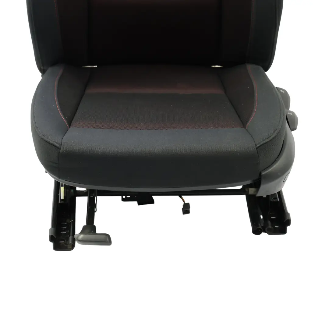 BMW E87 Seat Front Left N/S Interior Cloth Fabric Network Cranberry Red - SKU 9127245-1 - Part number 9127245