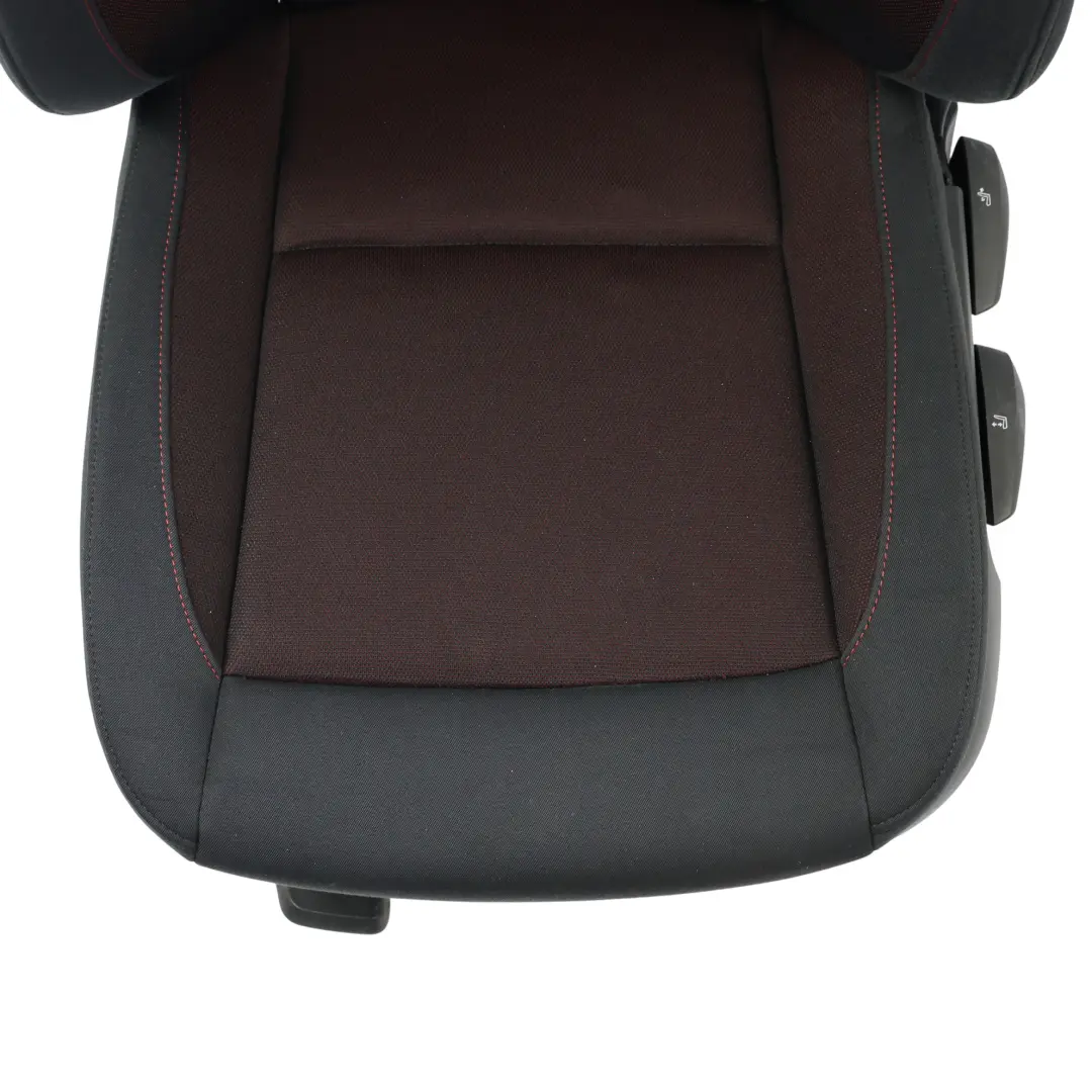 Front Left N/S Interior Cloth Fabric Network Cranberry Red to BMW E87 Seat with Part number 9127245 BMW E87 Seat Front Left N/S Interior Cloth Fabric Network Cranberry Red - SKU 9127245-1 - Part number 9127245