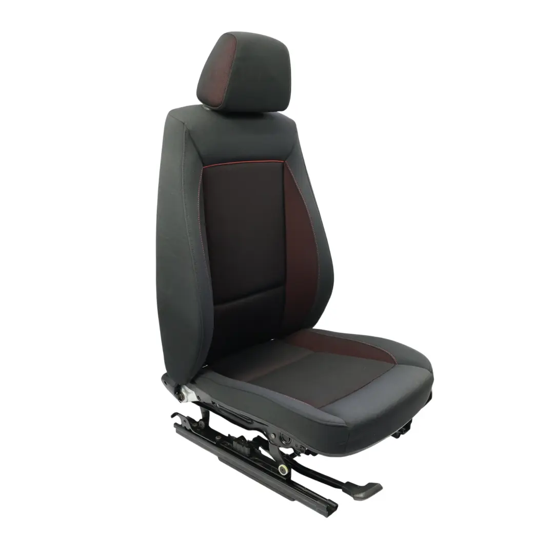 BMW E87 Sitz Vorne Links Interieur Stoff Netzwerk Cranberry Rot - SKU 9127245-1 - Teilenummer 9127245