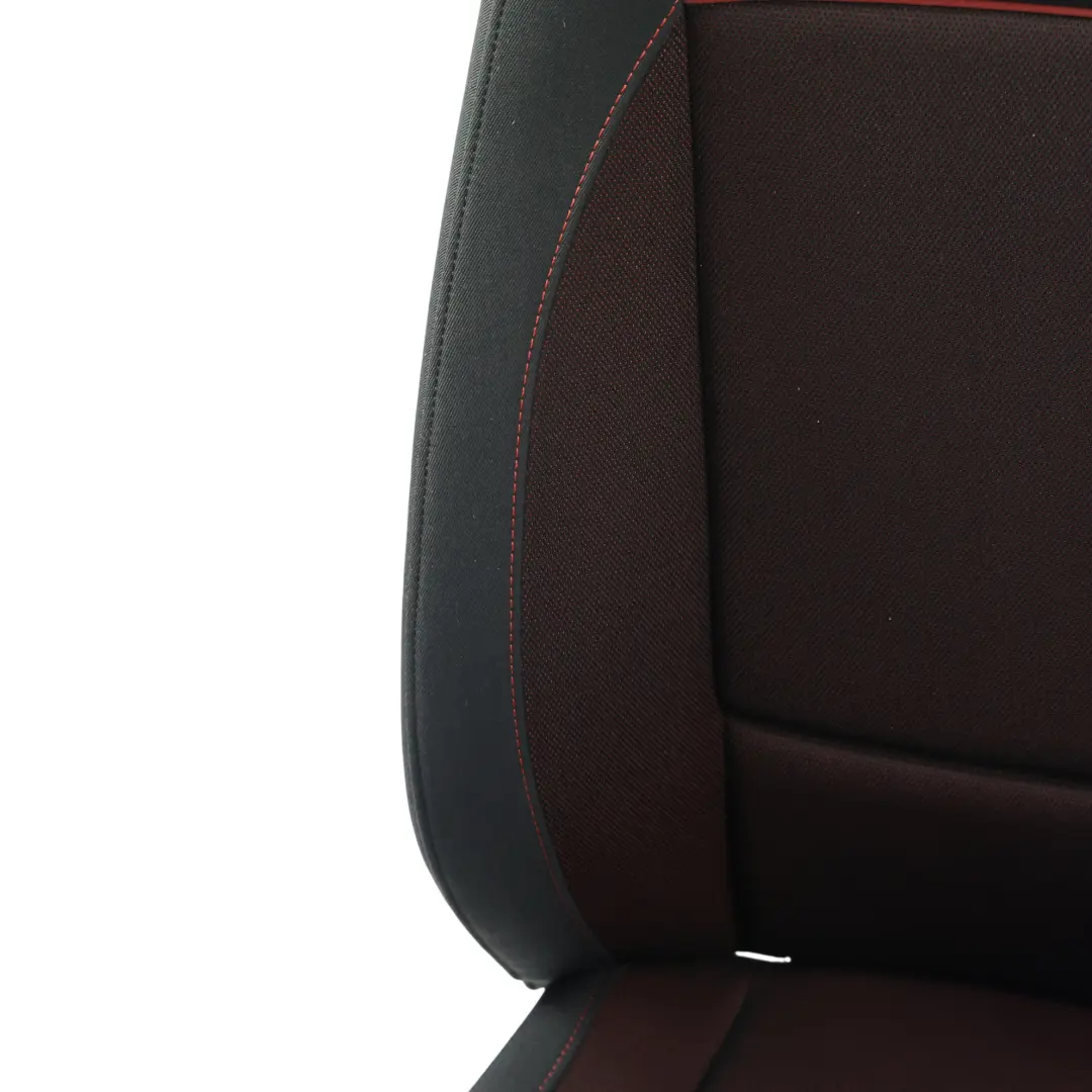 BMW E87 Fotel Lewy Przód Wnętrze Materiałowy Czerwony Czarny - SKU 9127245-1 - Numer Części 9127245