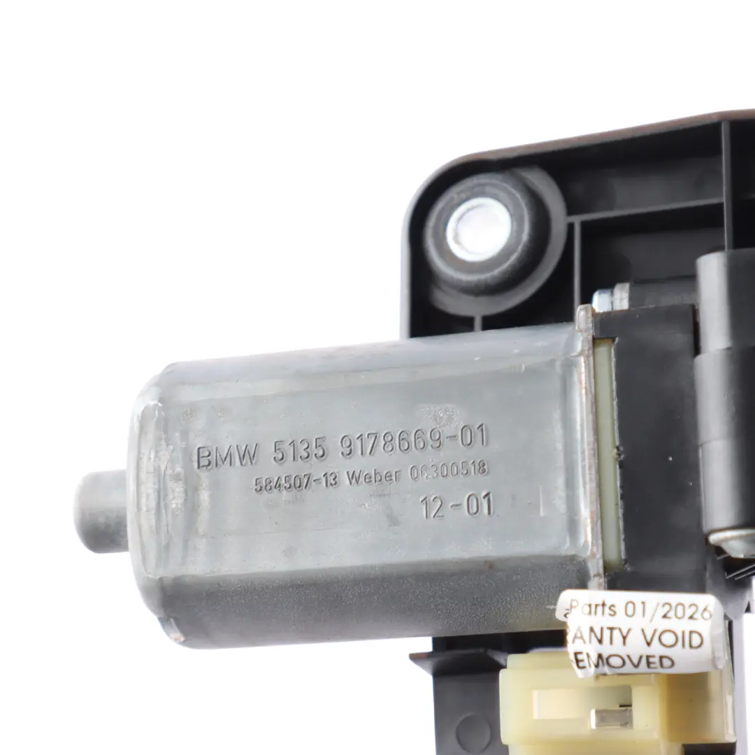 BMW F01 F02 Rear Window Sun Blind Roller Motor Electric Left N/S - SKU 9141407 - Part number 9168839