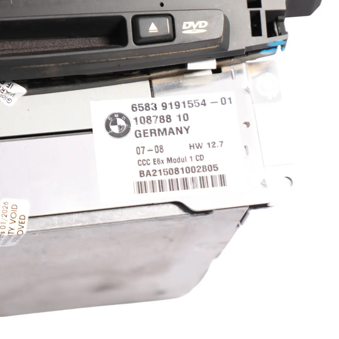 BMW E60 E61 Navigation Head Unit CCC CD Sat Nav Player System Controller - SKU 9191554-1 - Part number 9191554
