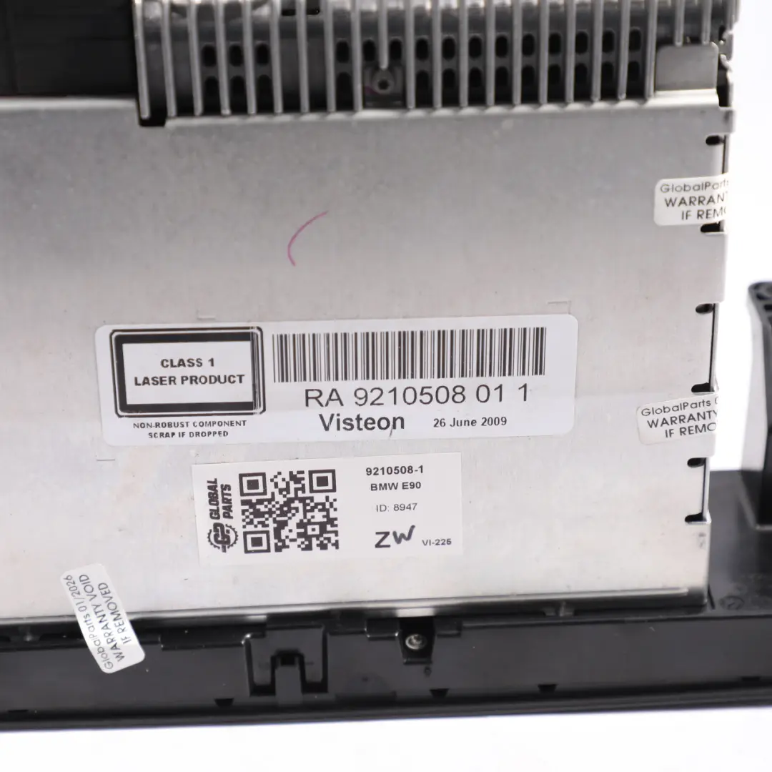 BMW E81 E82 E84 E87 E89 E90 E91 E92 Radio Business CD 9210508 - SKU 9210508-1 - Part number 9177209