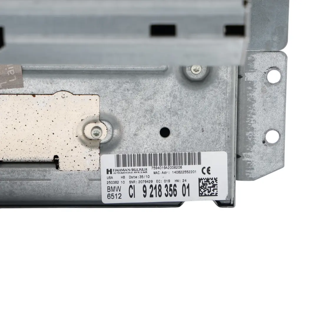 BMW X5 E70 Steuergerät CIC DAB Professional Navigationssystem Controller - SKU 9218356-2 - Teilenummer 9218356