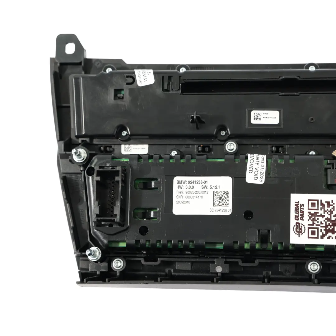 Panel Sterowanik Radia Klimatyzacji do BMW F10 o numerze 9241238 BMW F10 Panel Sterowanik Radia Klimatyzacji - SKU 9241238-1 - Numer Części 9241238
