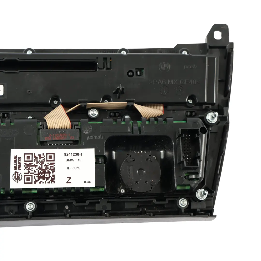 Panneau De Commande De Climatisation Automatique pour BMW F10 à propos du numéro de pièce 9241238 BMW F10 Panneau De Commande De Climatisation Automatique - SKU 9241238-1 - Numéro de pièce 9241238