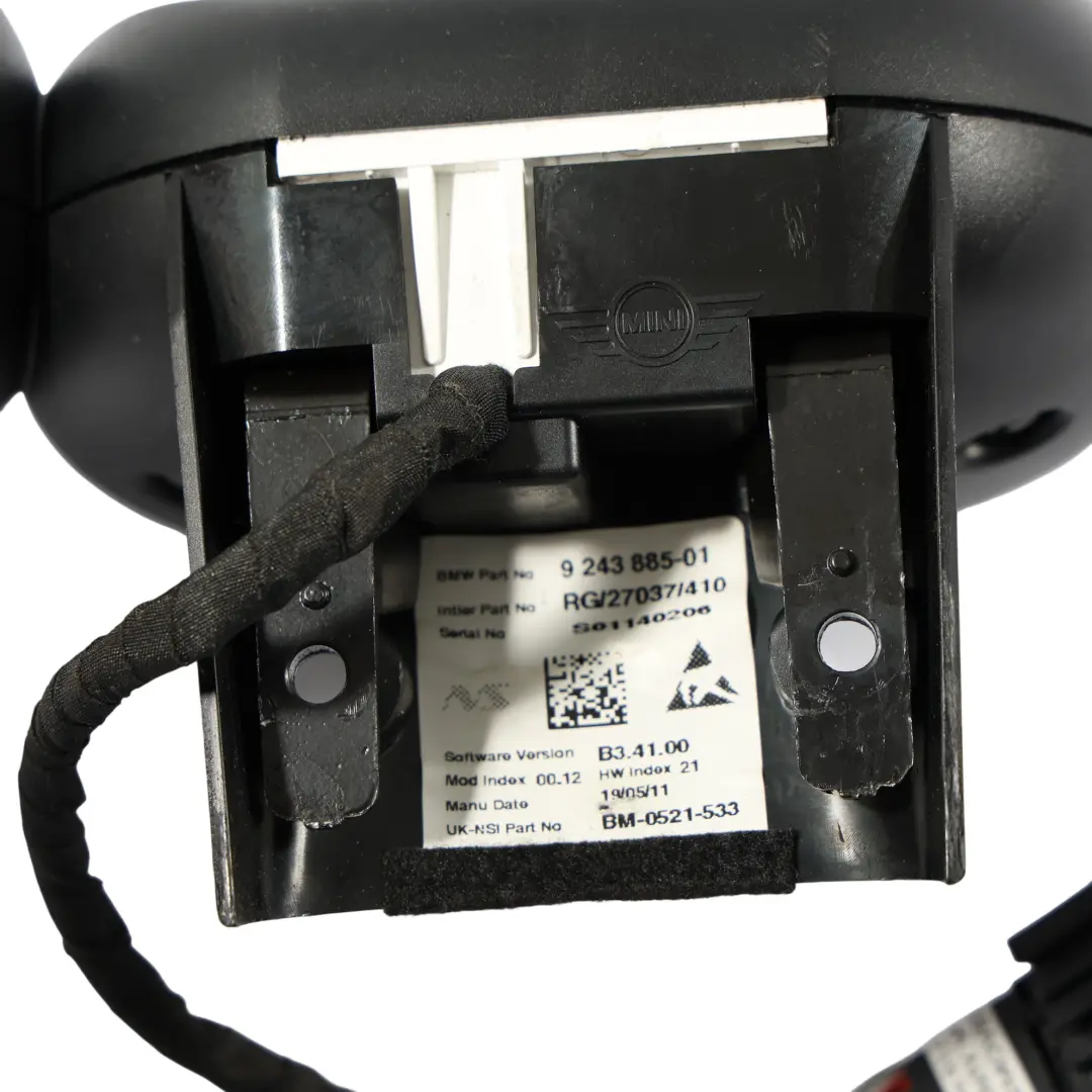 Tachometer Drehzahl Messer Zähler Einheit für Mini Cooper Cabrio R57 mit Teilenummer 9243885 Mini Cooper Cabrio R57 Tachometer Drehzahl Messer Zähler Einheit - SKU 9243885 - Teilenummer 9243885