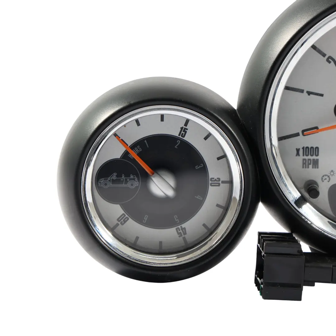 Tacómetro Cuentarrevoluciones Unidad para Mini Cooper Cabrio R57 con número de pieza 9243885 Mini Cooper Cabrio R57 Tacómetro Cuentarrevoluciones Unidad - SKU 9243885 - Número de pieza 9243885