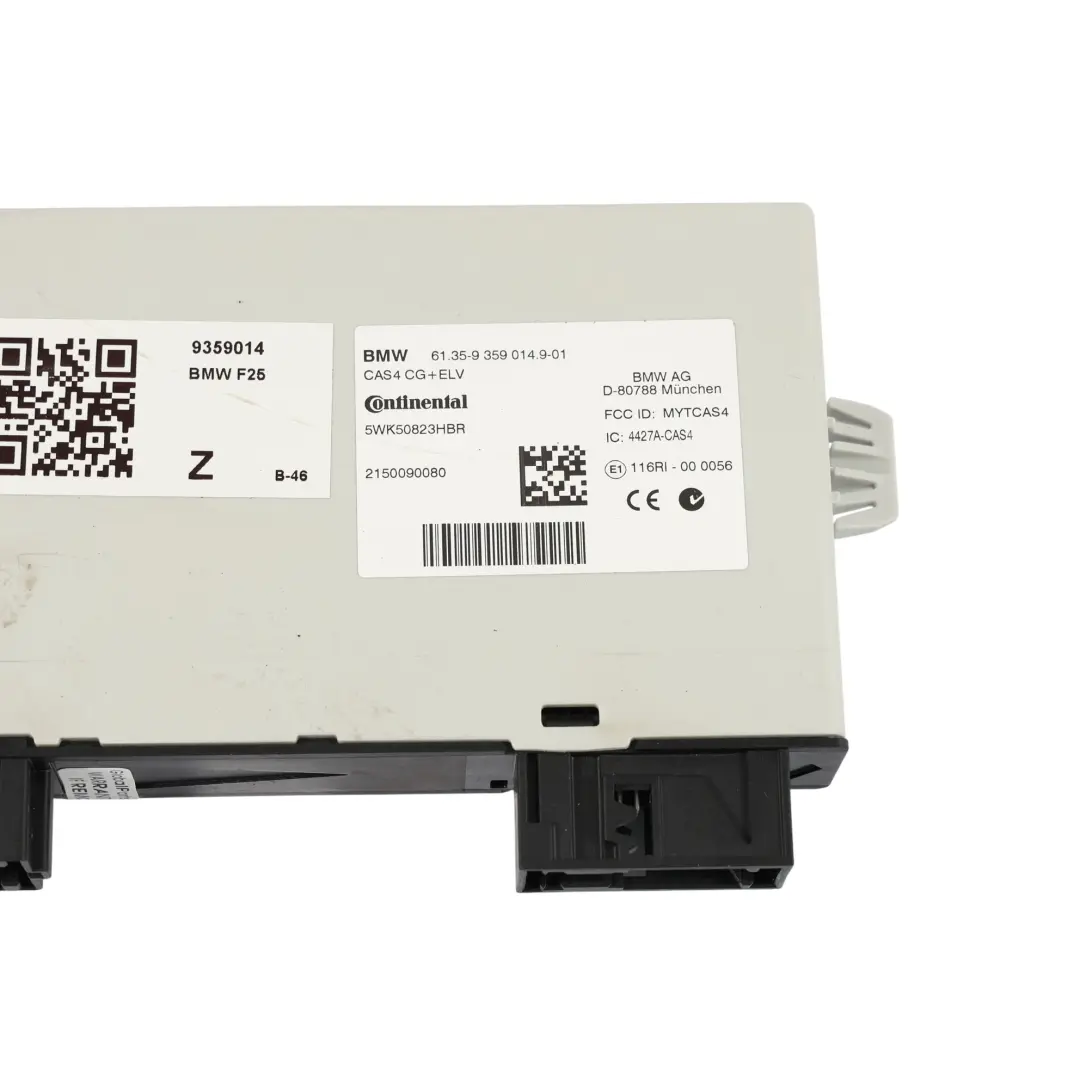 Module De Lecture Clé Accès Unité De Commande ECU CAS4 CG+ELV pour BMW F25 à propos du numéro de pièce 9359014 BMW F25 Module De Lecture Clé Accès Unité De Commande ECU CAS4 CG+ELV - SKU 9359014 - Numéro de pièce 9359014