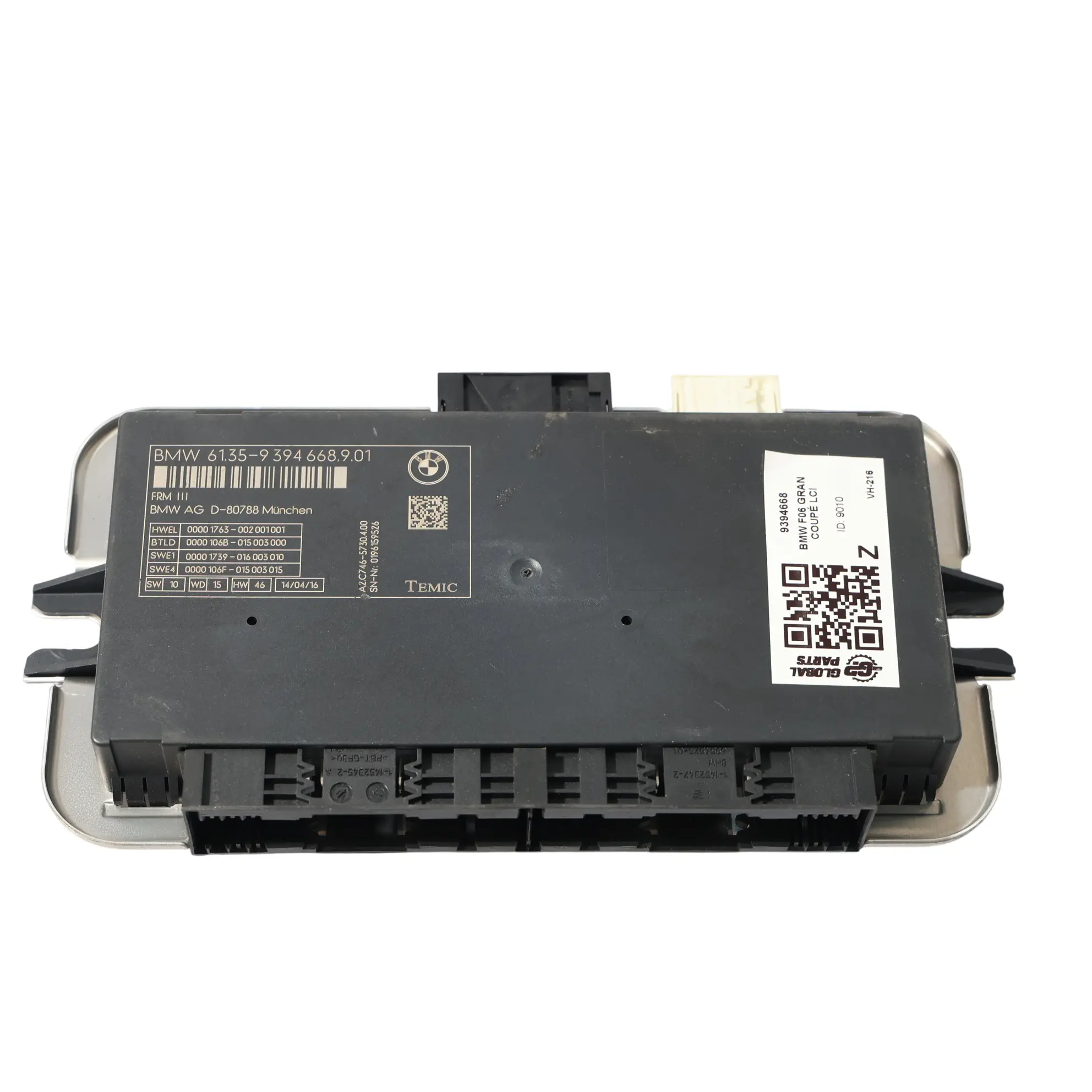 BMW F06 LCI Modulo Vano Piedi Unità Di Controllo ECU FRM III 9394668