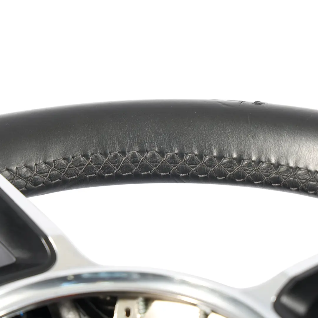 Porsche Cayenne 92A 958 Volant Cuir Noir Palettes Changement Vitesse - SKU 95834780410 - Numéro de pièce 95834780410