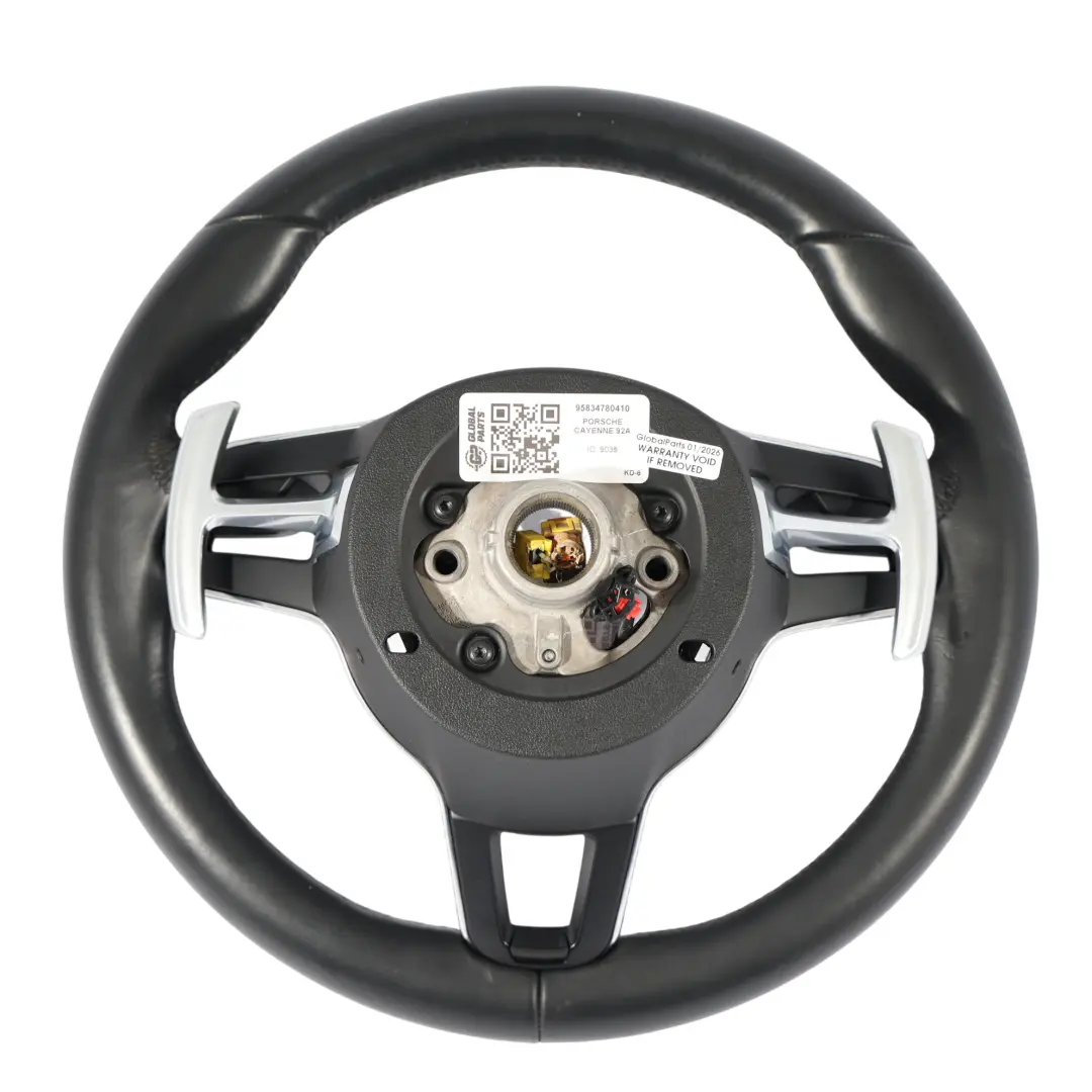 958 Volante In Pelle Nera Cambio al Volante per Porsche Cayenne 92A con numero di parte 95834780410 Porsche Cayenne 92A 958 Volante In Pelle Nera Cambio al Volante - SKU 95834780410 - Numero di parte 95834780410