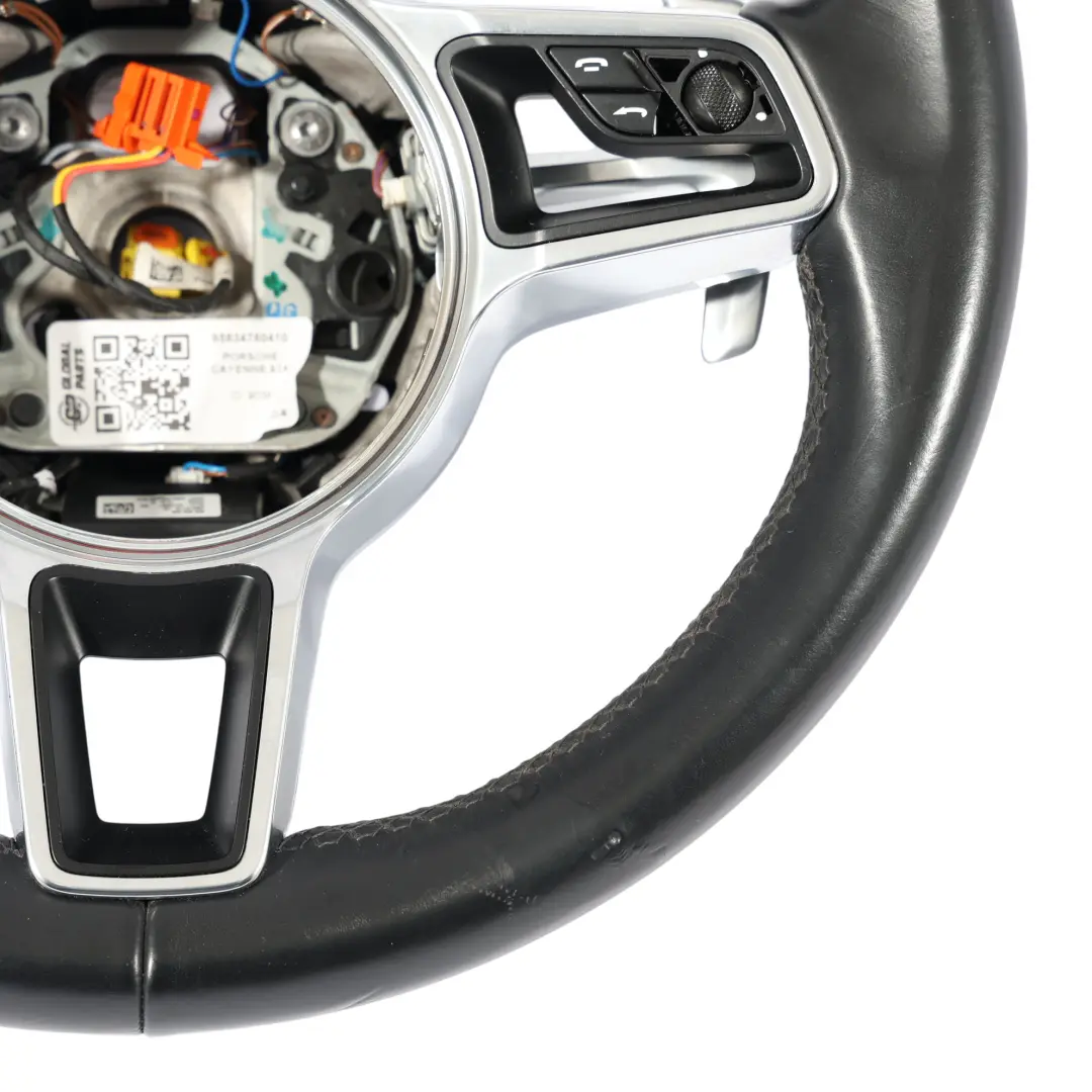 958 Volante In Pelle Nera Cambio al Volante per Porsche Cayenne 92A con numero di parte 95834780410 Porsche Cayenne 92A 958 Volante In Pelle Nera Cambio al Volante - SKU 95834780410 - Numero di parte 95834780410